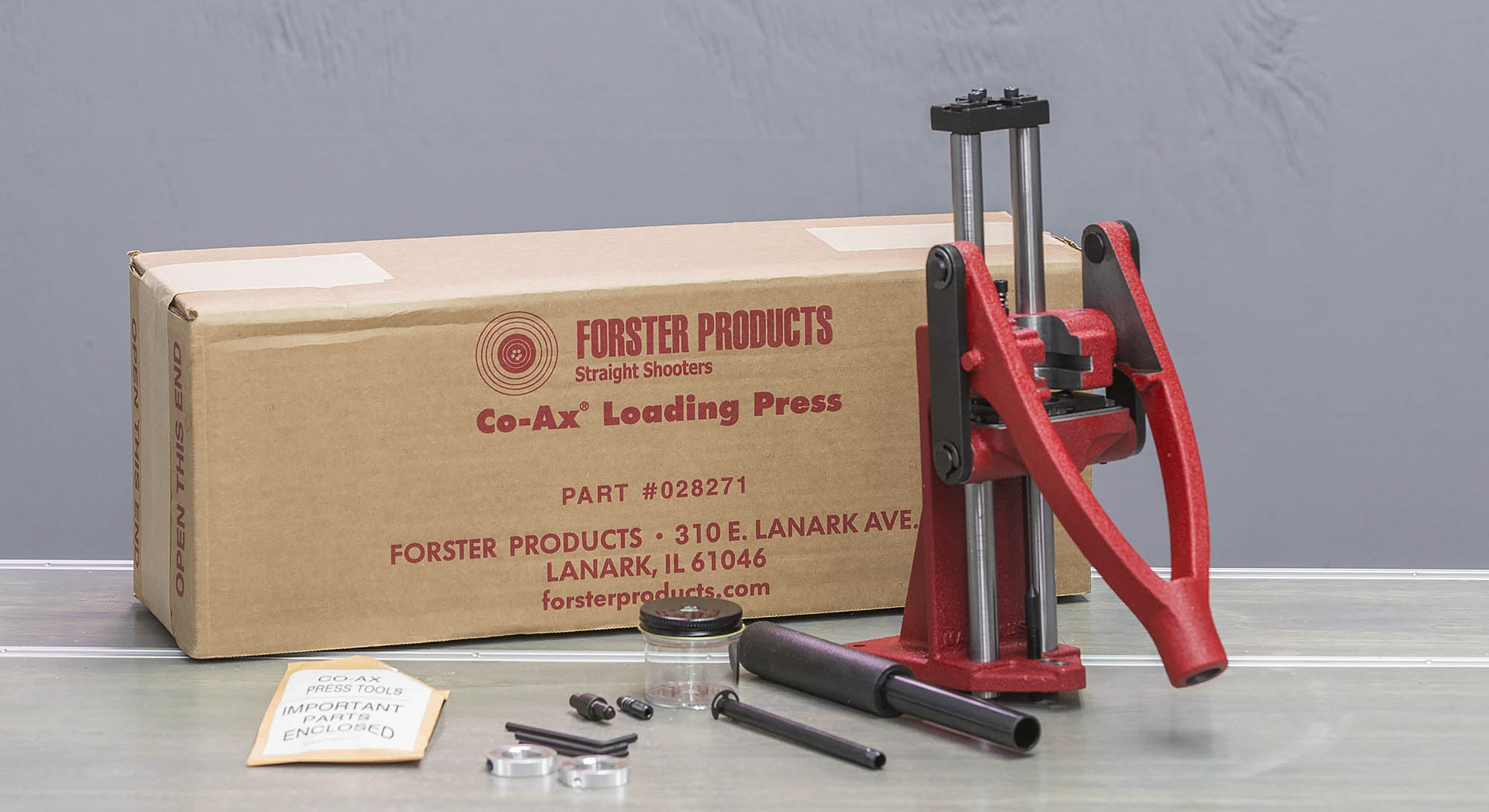 Forster co-ax single stage press shellholder adapter plate