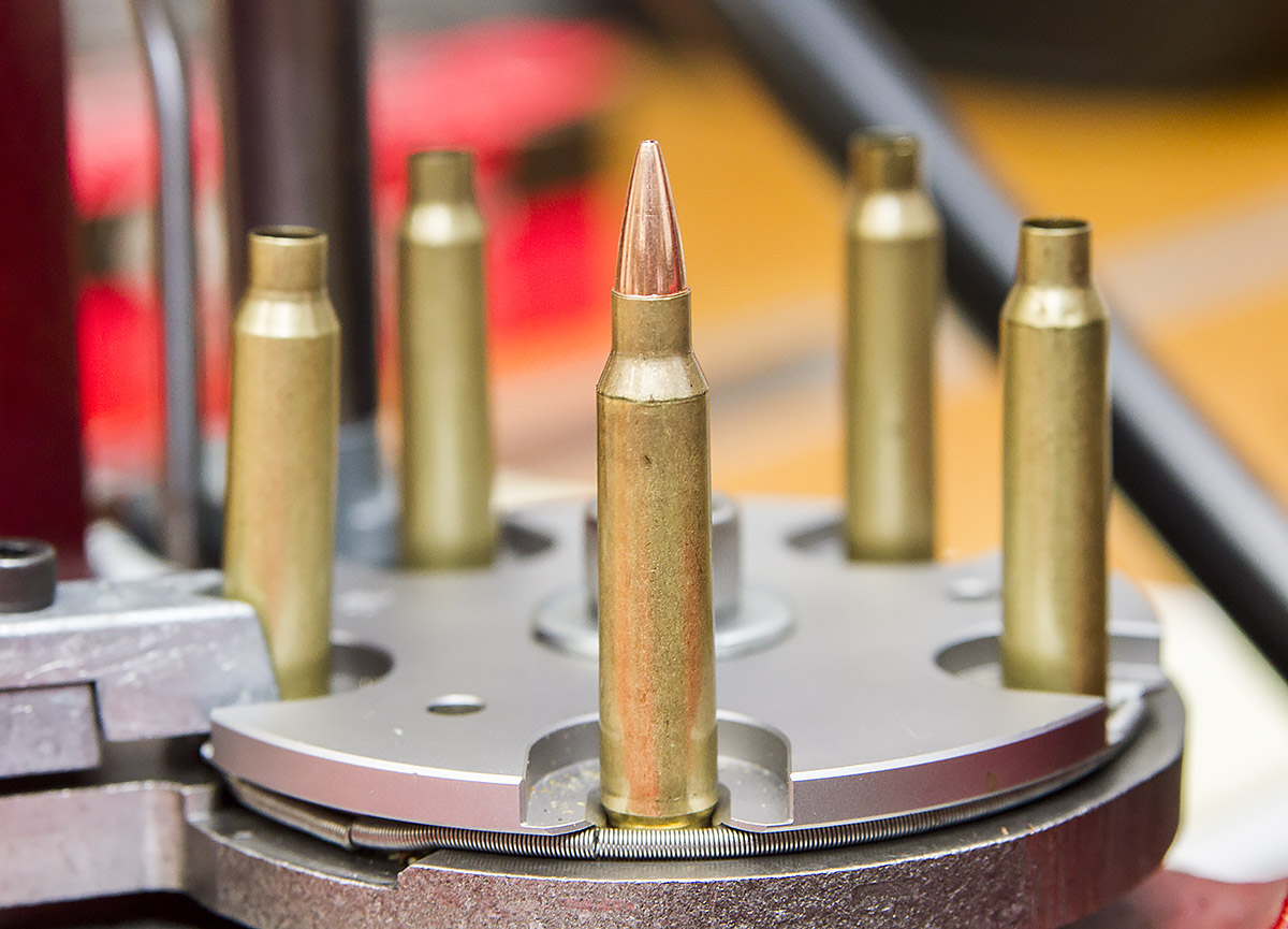 Hornady Rifle Bullet Feeder Part 3 Loading .223 on the LockNLoad AP