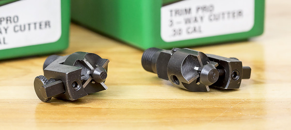RCBS 3-way cutter in .22 Caliber (left) and 30 Caliber (right) - Image copyright 2014 Ultimate Reloader