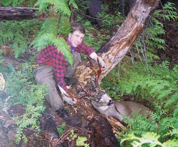 Josh (Doug's son) with his buck circa 1992