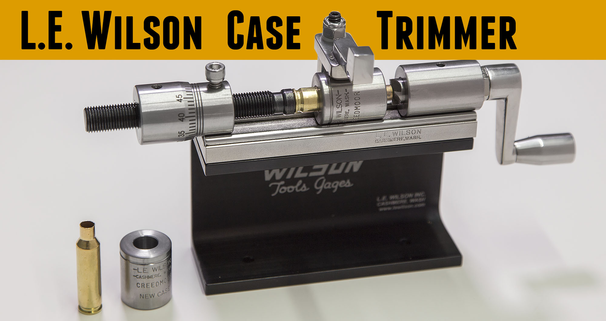3D Printed Brass Basket Upgrade for non-Stainless Steel LE Wilson case trimmer 