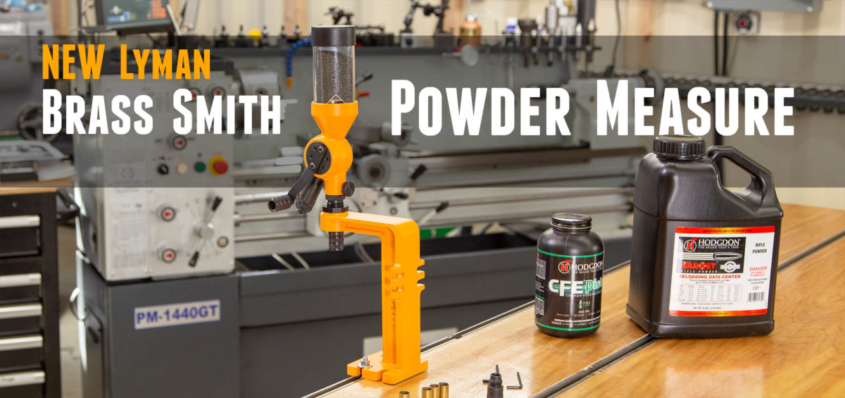 NEW! Lyman Brass Smith Powder Measure and Stand Ultimate Reloader