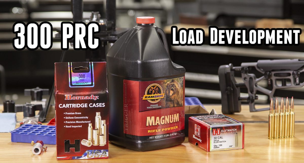 300 PRC Initial Load Development 225 grain ELDM and Ramshot Magnum Ultimate Reloader