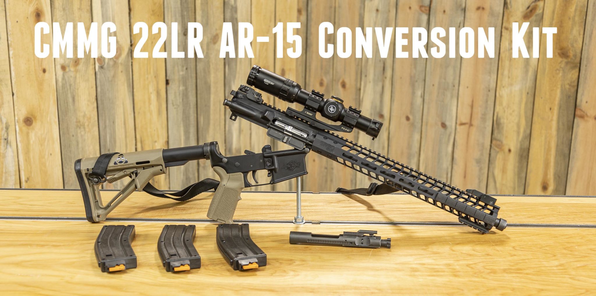 CONVERT your AR-15 to 22LR in Seconds (CMMG Drop-In Conversion Kit ...