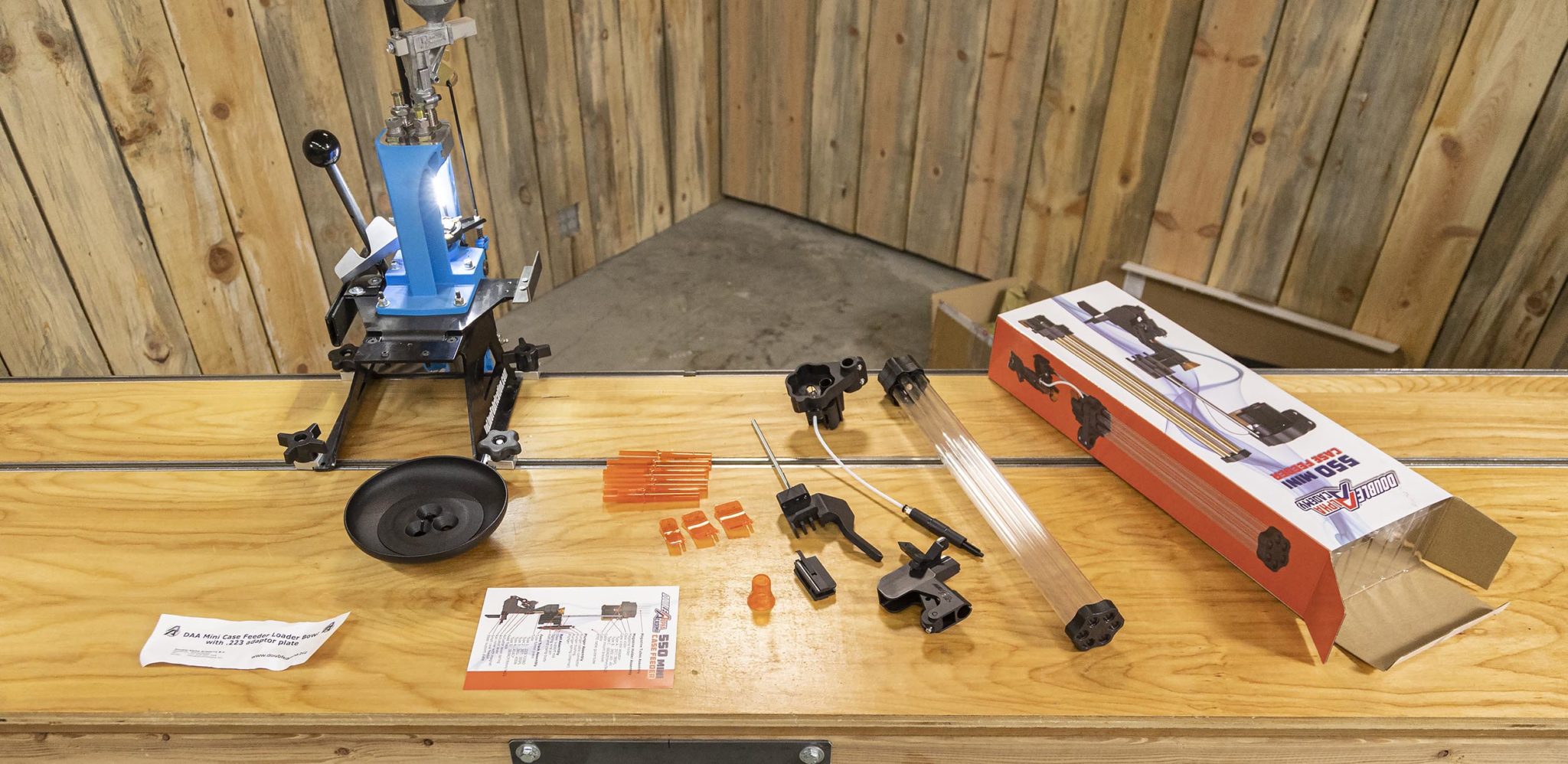 NEW DAA Mini Case Feeder for the Dillon RL550 Ultimate Reloader