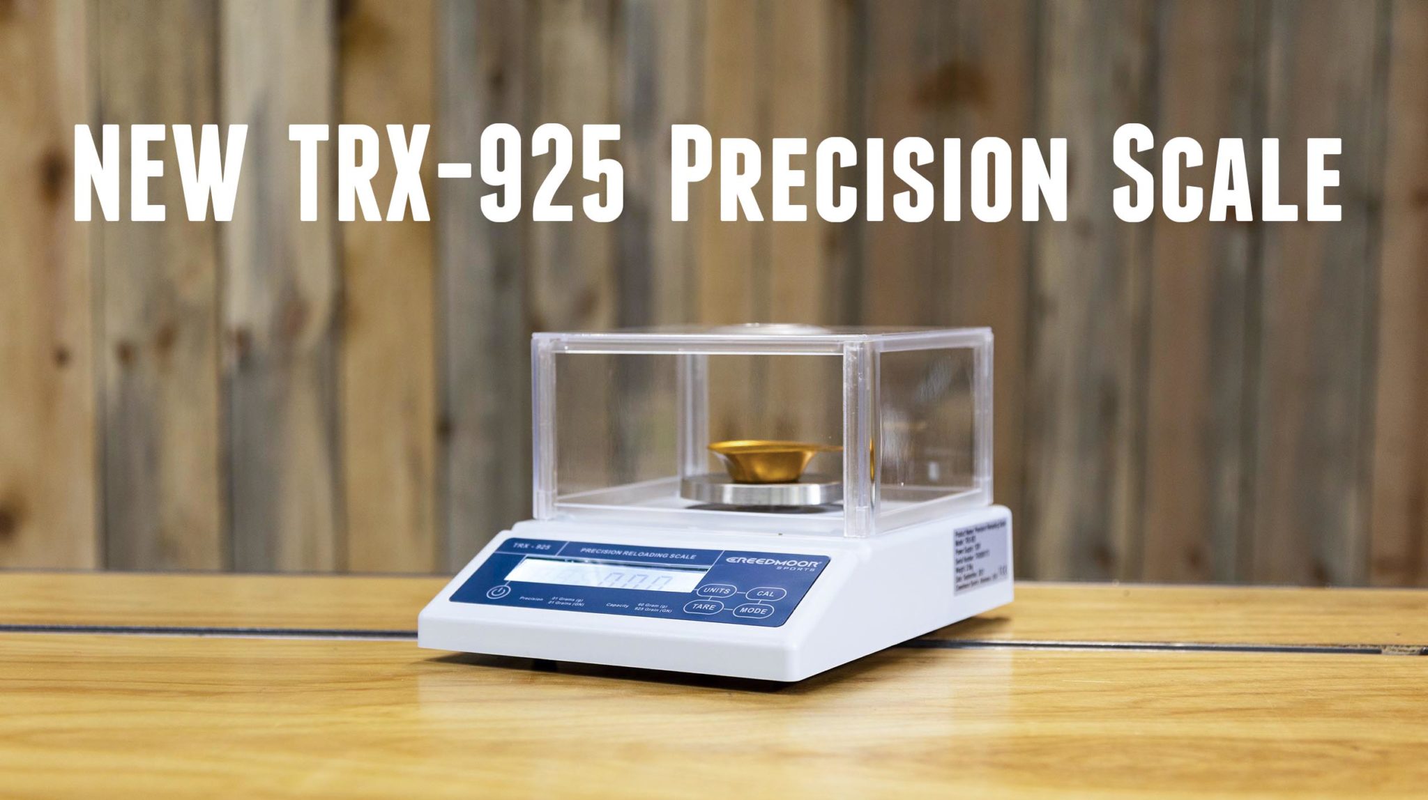 NEW TRX-925 0.01 Grain Scale From Creedmoor Sports – Ultimate Reloader