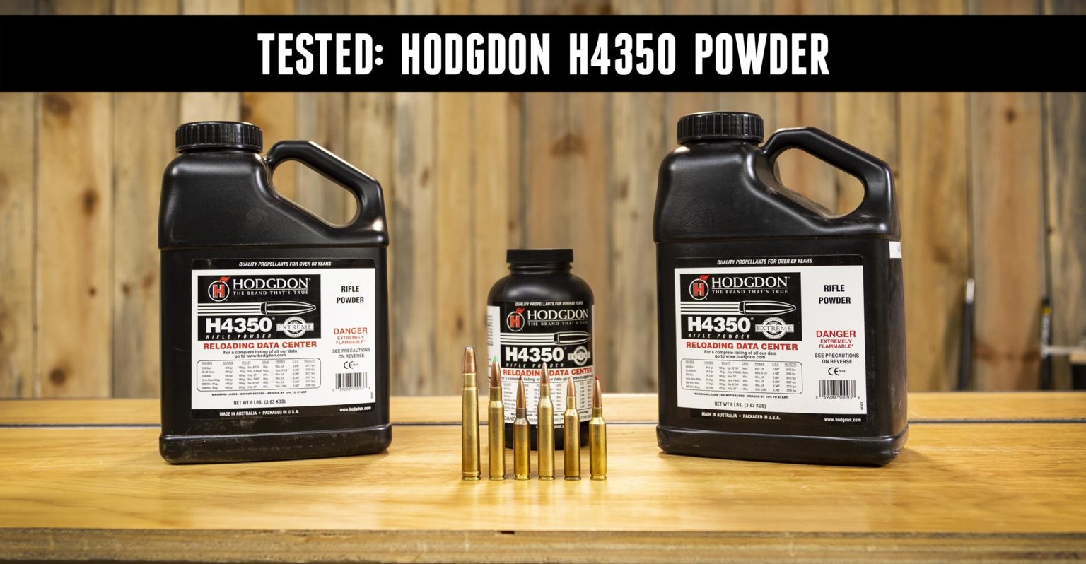 Tested Hodgdon H4350 Smokeless Powder Ultimate Reloader