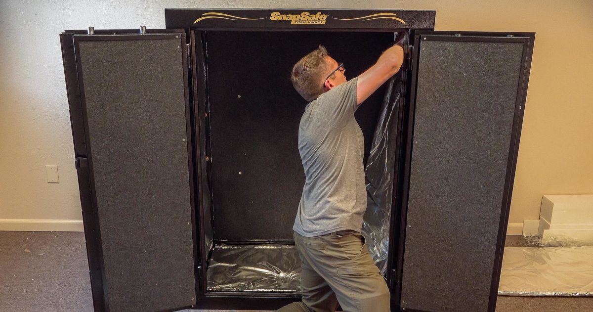 Uncrating and Assembly SnapSafe Titan XXL Double Door Modular Safe