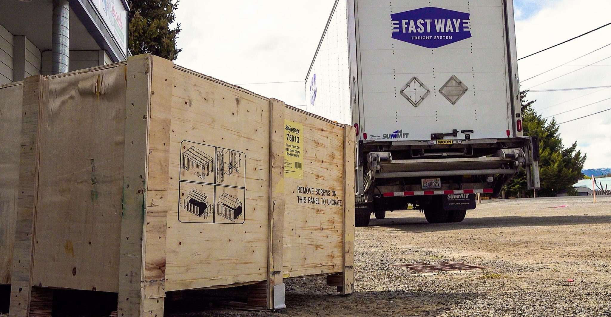 Uncrating and Assembly SnapSafe Titan XXL Double Door Modular Safe