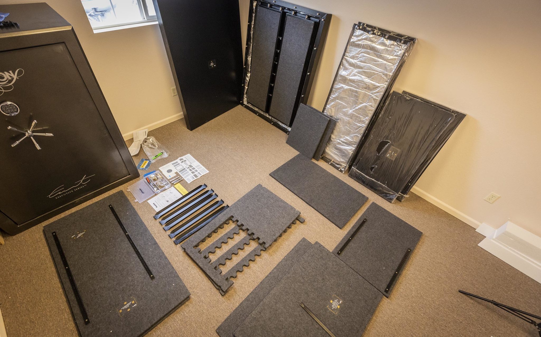 Uncrating and Assembly SnapSafe Titan XXL Double Door Modular Safe