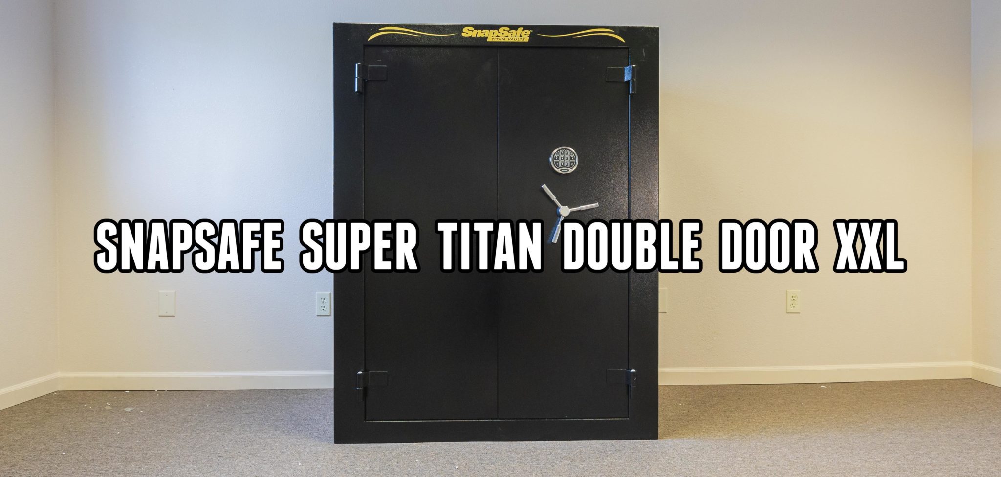 Uncrating and Assembly SnapSafe Titan XXL Double Door Modular Safe
