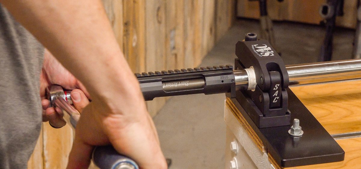 HandsOn Short Action Customs Barrel Vises Ultimate Reloader