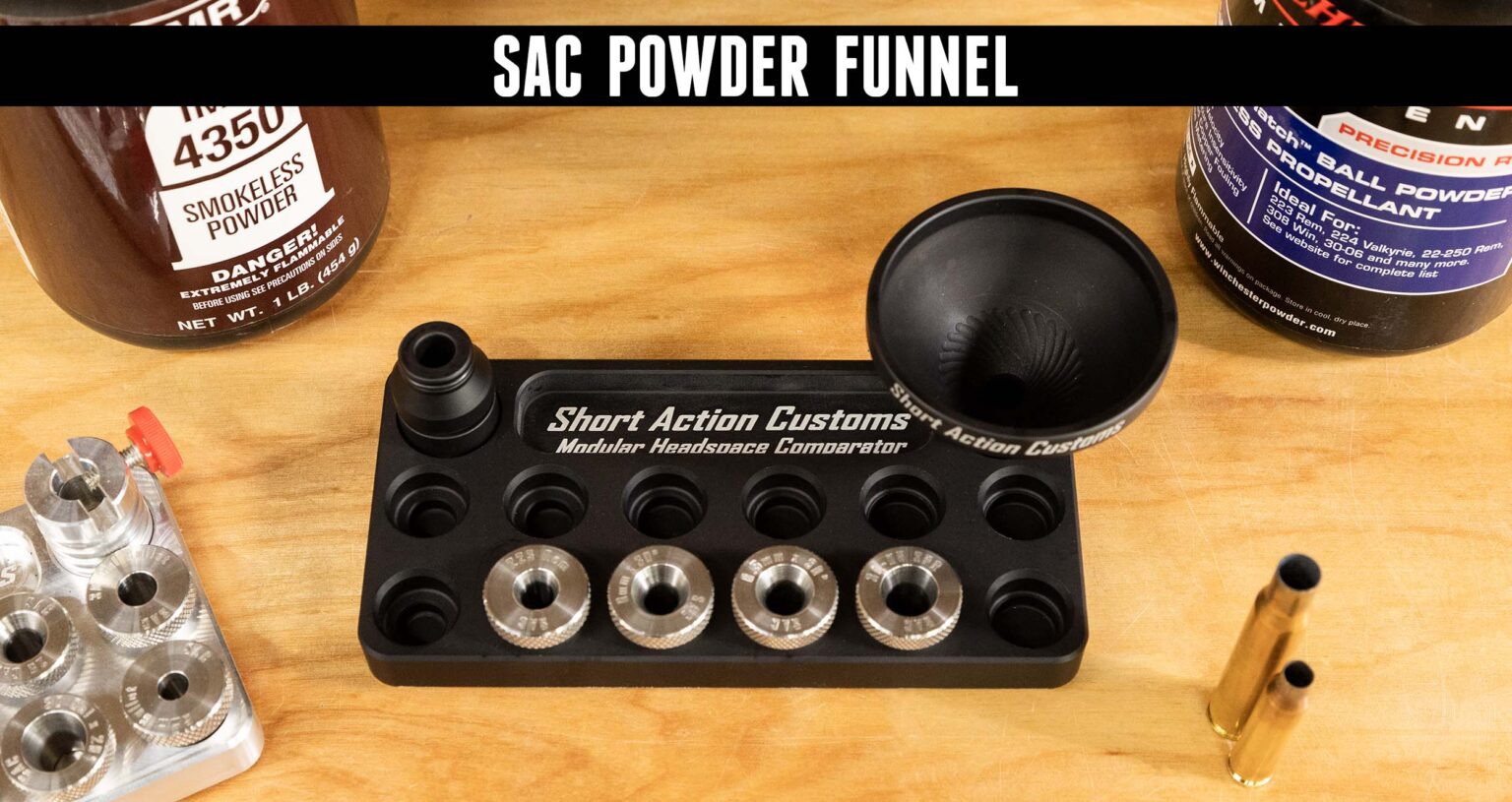 Short Action Customs Modular Funnel Kit Overview Ultimate Reloader