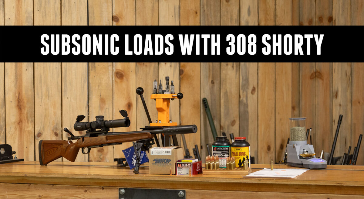 AMAZING 308 Subsonic Loads (and fun too) – Ultimate Reloader