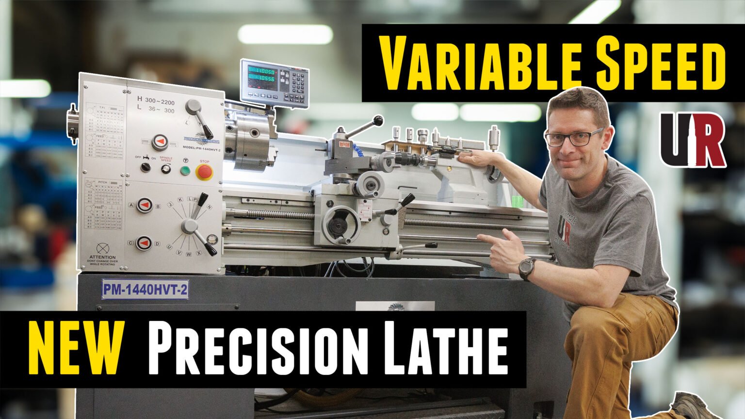 NEW Precision Matthews PM-1440HVT-2 Lathe In-Depth Hands-On Overview ...