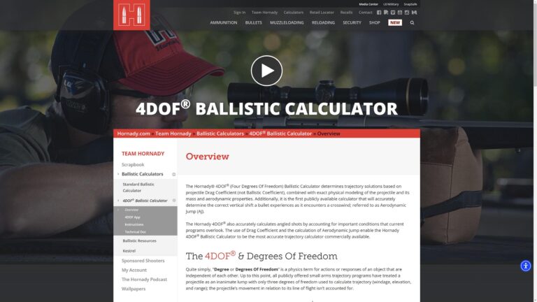 Ballistics in Your Pocket?: How to Use Hornady 4DOF – Ultimate Reloader