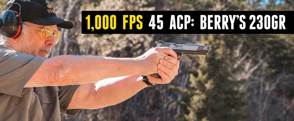 Berry’s 230 Grain HHP — High Performance Load for the .45 ACP ...