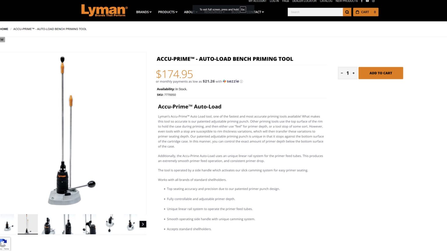 A New Way to Prime: Lyman Accu-Prime Bench Top Primers – Ultimate Reloader